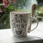 Bat Brew Mug and Spoon Set