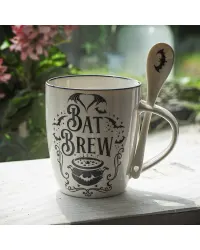 Bat Brew Mug and Spoon Set