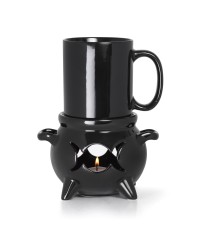 Witches Cauldron Mug Warmer Stand and Mug