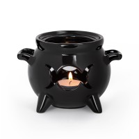 Witches Cauldron Mug Warmer Stand and Mug