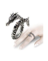 Vis Viva Pewter Dragon Ring