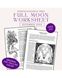 Full Moon in Gemini Free Worksheet Dec 2024