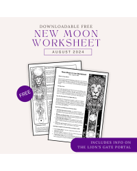 New Moon in Leo Free Worksheet - Aug 4 2024