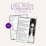 Full Moon in Sagittarius Free Worksheet