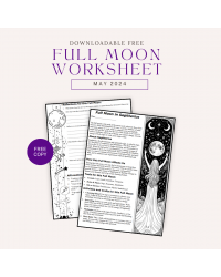 Full Moon in Sagittarius Free Worksheet