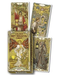 Golden Art Nouveau Tarot Cards