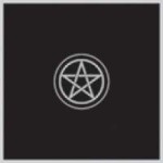 Pentacle Embroidered Black Velvet Cloth