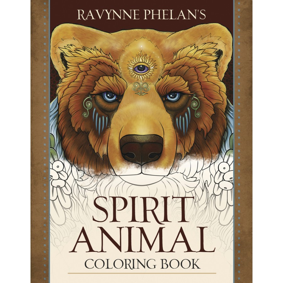 Spirit Animal Coloring Book, Art Book