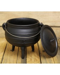 Cast Iron Potjie Pot Cauldron - 42 oz. Size 1/2