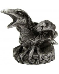 Raven Mini Pewter Candle Holder