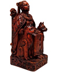 Freya, Norse Goddess of Love Seated Statue