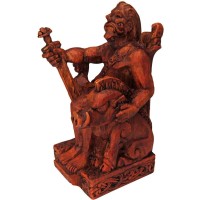 Freyr, Norse God of Fertility Seated Statue