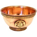 Pentagram Copper Offering Bowl