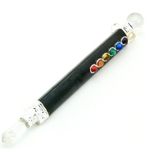 Black Tourmaline Chakra Healing Wand