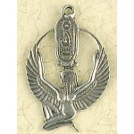 Isis Cartouche Pewter Necklace