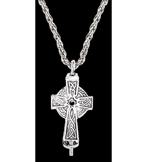 Celtic Cross Aromatherapy Diffuser Pendant