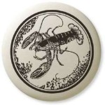 American Lobster Pathfinder Animal Totem Porcelain Necklace