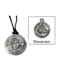 Pisces Zodiac Pewter Necklace