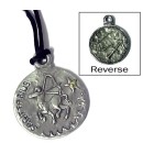 Sagittarius Zodiac Pewter Necklace