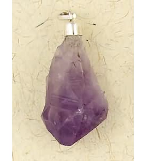 amethyst point necklace
