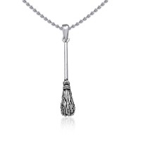 Sterling Silver Broomstick Pendant