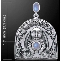 Camelot Holy Grail Moonstone Pendant