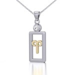 Aries Pendant with Diamond Jewelry Set