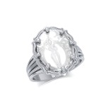 Goddess of Passion Natural Clear Quartz Ring