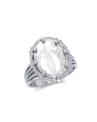 Goddess of Passion Natural Clear Quartz Ring