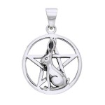 Rabbit Ostara Pentacle Pendant