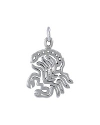 Scorpio Zodiac Symbol Charm