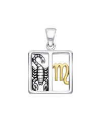 Scorpio Zodiac Symbol Pendant