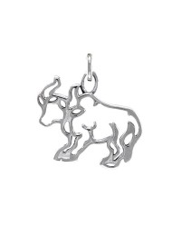 Taurus Zodiac Symbol Charm