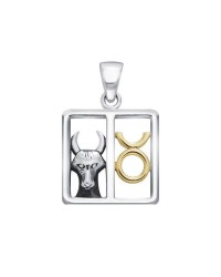 Taurus Zodiac Symbol Pendant