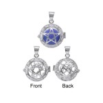 The Star Harmony Globe Pendant with Blue Bola Ball