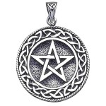 Pentagram Pentacle Pendant in Sterling