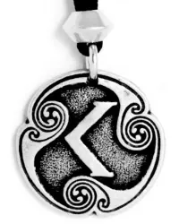 Ken - Rune of Passion Pewter Talisman