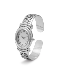 Scroll Design Cuff Wrist Watch