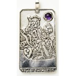 Empress Large Gemstone Tarot Pendant