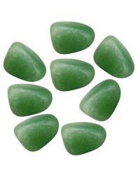 Green Aventurine Tumbled Stones - 1 Pound Bag