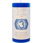 Third Eye Chakra Blue Pillar Candle