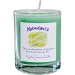 Abundance Soy Glass Votive Spell Candle