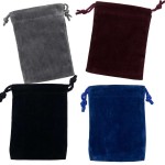 Velvet Small Pouch Assortment Pack of 12