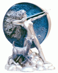 Diana the Huntress of the Moon Statue