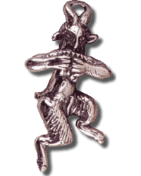 Pan the Piper Greek God Sterling Silver Pendant