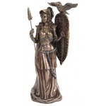 Athena Standing with Shield Greek Bronze Statue