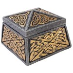 Celtic Knot Lidded Trinket Box