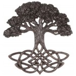 Tree of Life Celtic Knot Bronze Plaque