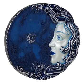 Luna, Moon Goddess Wall Plaque by Oberon Zell