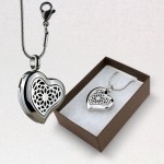 Heart Aromatherapy Locket Necklace